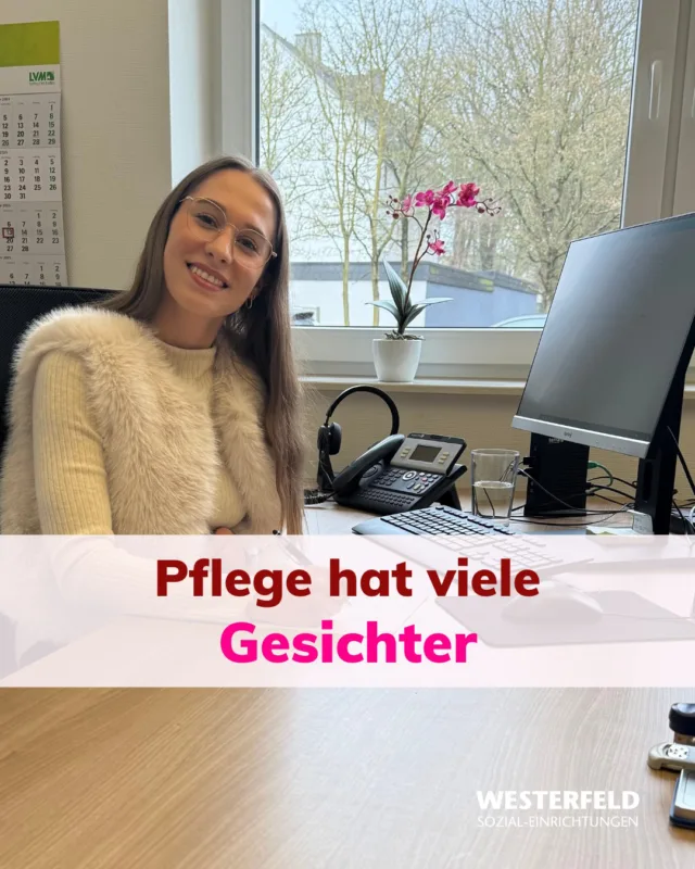 Pflege hat viele Gesichter 👩🏼‍💻

Pflege bedeutet nicht nur direkte Unterstützung – auch die Menschen im Hintergrund tragen ihren Teil dazu bei, dass alles reibungslos funktioniert. 

Unsere Kolleg:innen im Büro sind ein unverzichtbarer Teil unseres Teams, denn ohne Organisation, Planung und Kommunikation wäre unser Alltag nicht denkbar. 🙌🏼

Pflege ist Teamarbeit. Pflege ist Vielfalt. Pflege ist Zusammenhalt. 💜

#WesterfeldSozialEinrichtungen #Westerfeld #Werte #Pflege #Tagespflege #Seniorenresidenz #Wohlbefinden #Seniorenpflege #Pflegekraft #Pflegefachkraft #Belm #Osnabrück #Wallenhorst #Rulle